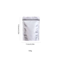Sacchetto argento stand-up 11x15,8cm per 100g di polvere di gesso fai-da-te - 100 g