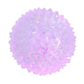 Translucent purple spiky pet ball made of durable TPR with internal LED glow - Molar Training Ball / Luminous Purple