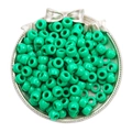 100 Pièces/Paquet (9x6mm) / Couleur solide Vert foncé
