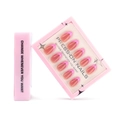 Französischer Stil rosa Press-on Nägel Set in eleganter Verpackung mit Mandelform - Rosa French Stil (GD17)