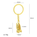 Gouden kies sleutelhanger van metaal voor promotionele geschenken van tandheelkunde - Gesimuleerde Tand / Goud