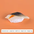 Modèle de sushi au maquereau réaliste 8x3x2,5cm en résine de qualité pour présentation - Sushi de Maquereau