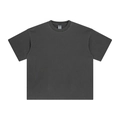 S T-Shirts Gris Oscuro Lavado