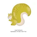 Cute squirrel shape aluminum foil balloon for woodland party decoration 49x73cm - Cream Yellow Squirrel