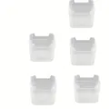 Organizer traslucido per porta laterale del frigorifero, contenitore per cucina (1 pezzo) - 1 Pezzo