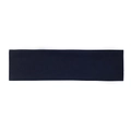 Elastic non-slip yoga headband in navy blue fabric for fitness and sports sweat absorption - Navy Blue