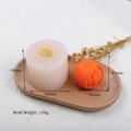Peeled orange shaped silicone DIY mold for handmade stress relief squeeze toys - D41 Peeled Orange