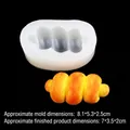 Siliconen mal spiraal brood rups voor DIY gebak en fondant taart decoratie - Ham Broodje Mal
