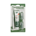 HistoTree pet oral care set with 70g dental gel, dual-head brush, and two finger brushes - 93350.01 Vanilla Flavor Toothpaste Set