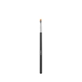 Angled makeup brush with orange bristles and a sleek black handle for eyeliner and brows - Small Eyebrow Brush