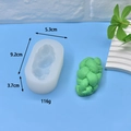 Silicone baking mold for cake and soap with woven texture and 9.2x5.3cm dimensions - US 10