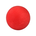 Vibrant red high-elasticity pet toy ball with textured surface for dog chewing - Small 5.0cm Red Solid Ball