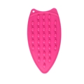 Thickened rose red silicone iron rest pad with heat-resistant anti-slip raised bumps - Rose Red