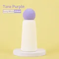 Gourde isotherme minimaliste de 350ml en blanc ivoire avec bouchon sphérique violet - 350ml / Violet Taro