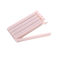 Set of 5 pink plastic food bag sealing clips for snacks shown on a white background - 5Pcs Small Nordic Pink