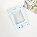 Γαλάζια πλαστική θήκη καρτών σε στυλ music player για φωτογραφίες και ταυτότητες - Χωρίς Αξεσουάρ / Μπλε