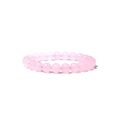 Elegante bracciale elastico in quarzo rosa da 8mm con pietre naturali rotonde - Quarzo rosa