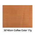 Reusable non-stick brown baking mat 30x40cm heat resistant fiber cloth for oven trays - 30x40cm-17g-Brown