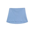 Women's light blue knit tube top featuring a textured finish and elastic fit style - S / Mini Skirt Only / Light Blue