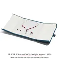 Astuccio per set di gioielli in velluto ciano con collana e orecchini, 18,5x18,5x4,0cm - Scatola per set di gioielli da 3 pezzi azzurro
