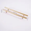 Matte gold metal tray handles measuring 150mm for DIY resin tray hardware - Metal Handle 15cm Gold