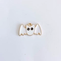 Colgante minimalista de murciélago blanco con bordes dorados para joyería DIY - 7# (Murciélago Blanco)