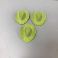 Mini cappelli da cowboy verdi glitterati per decorazione festiva e artigianato - Verde Fluorescente Glitter