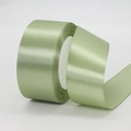 4cm sage green satin ribbon roll for elegant gift wrapping and floral decoration - 4cm x 22m / Sage Green