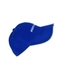 Kids navy blue cotton twill baseball cap with white brim trim and ROAD embroidery - Blue Letter Hat