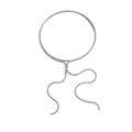 Adjustable silver stainless steel snake chain necklace with sliding bead closure - Silver/Steel (C213)