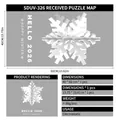 White snowflake static window stickers with Happy Winter text for Christmas 2027 decor - White Snowflake Hello 2026 (40*60cm)