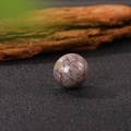 Natural 20mm carnelian agate round sphere with red and white moss-like textures - 20*20mm / Red Grass Flower Agate