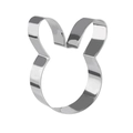 Emporte-pièce en acier inoxydable en forme de tête de lapin pour pâtisserie de Pâques - Tête de lapin