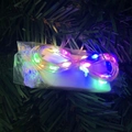 Colorful LED copper wire lights for Halloween witch broom with white battery box - Colorful String Lights
