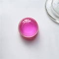 Pink translucent crystal ball phone grip with stylish foldable telescopic stand - K8 Transparent Rose Red Ball
