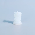 Translucent silicone mold in a 3D chess knight shape for DIY resin and candle casting - 3D Chess Mold (Knight)
