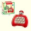 Red Quick Push electronic pop puzzle game console with 4 game modes and 30 levels - Mario Red
