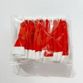 Pack de mini gorros de Navidad rojos y blancos para cubiertos y decorado de botellas - Mini gorro de Navidad (1 pieza) / Rojo