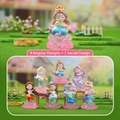 Panda BaoBao Dunhuang fairy blind box figurines with lotus base ornaments - M367 Prosperous Dunhuang Box 6 / Full Box Set