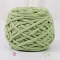 Gomitolo di lana ciniglia verde menta spessa per maglieria DIY e sciarpe fatte a mano - Verde Fagiolo