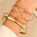 Gold - Heart Pendant Style