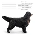 Realistic black oversized golden retriever dog model statue for children education - Black Golden Retriever (T15001)