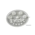 Silikonform für 13cm HOME-Design Kerzenhalterdeckel mit Sternen für DIY-Handwerk - HOME 4-Loch Deckel