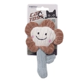 Giocattolo in peluche a forma di girasole KARA PET per gatti con erba gatta e sorriso - Fiore Sorridente