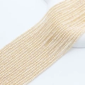 Strand of 2mm faceted cream crystal beads with shimmering AB plating for DIY jewelry - 2mm (Approx. 210 Beads per Strand) / Beige Porcelain AB