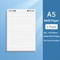 Ricarica carta a righe A5 per quaderno a spirale 60 fogli 140x205mm bianco - Ricarica A5 (Senza Copertina) / A5 (140*205mm) 60 Fogli