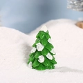 Miniature green Christmas tree with white snow coating for moss DIY micro landscapes - Large Christmas Tree
