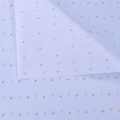 Close-up of light purple tissue paper with gold star patterns and translucent texture - White Base Gold Stars (28 Sheets/Pack)