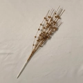 Détail de tiges de baies dorées à paillettes avec perles décoratives pour Noël et fêtes - Or rose