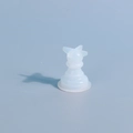 Translucent silicone mold for chess pieces designed for creative DIY resin casting craft - 3D Chess Mold (Pawn)